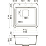 Мойка OMOIKIRI TASOGARE 51-BE Artgranit/ваниль 4993736